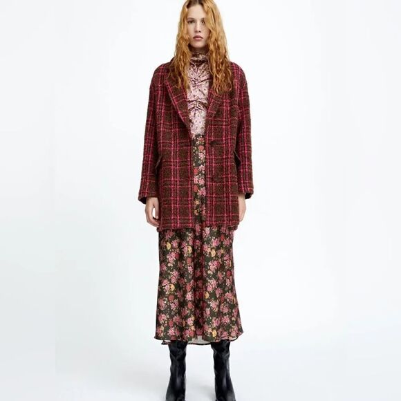 ZARA FLORAL PRINT SKIRT - Picture 5 of 10